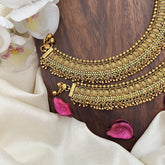 Vriksham Gold Look Alike Bridal Anklets-Golden Pearls-G17812